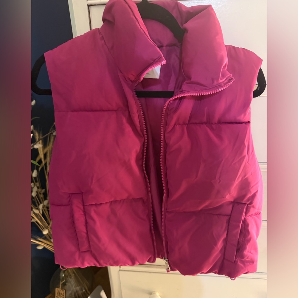 Rue21 Hot Pink Puffer Vest